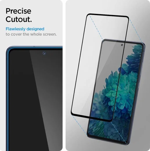 Spigen GLAS.tR Samsung Galaxy S20 FE Tempered Glass Screen Protector afbeelding 3