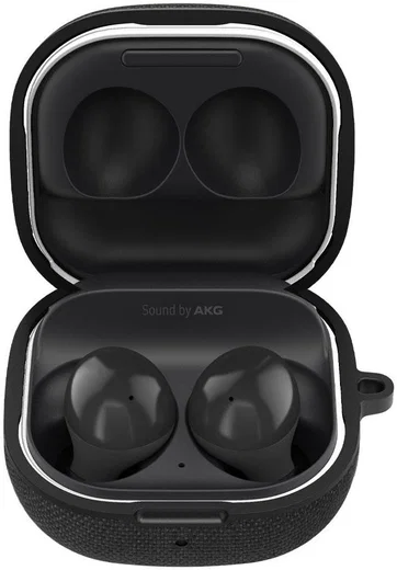 Spigen Urban Fit Samsung Galaxy Buds Live / Buds 2 / Pro Hoesje Zwart afbeelding 2