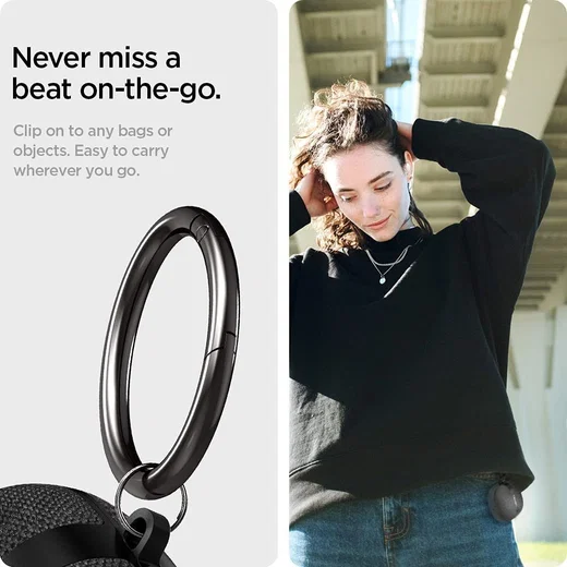 Spigen Urban Fit Samsung Galaxy Buds Live / Buds 2 / Pro Hoesje Zwart afbeelding 4