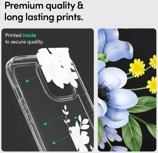 Spigen Cyrill Cecile Apple iPhone 12 Pro Max Hoesje Midnight Bloom afbeelding 6