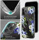 Spigen Cyrill Cecile Apple iPhone 12 Pro Max Hoesje Midnight Bloom afbeelding 7