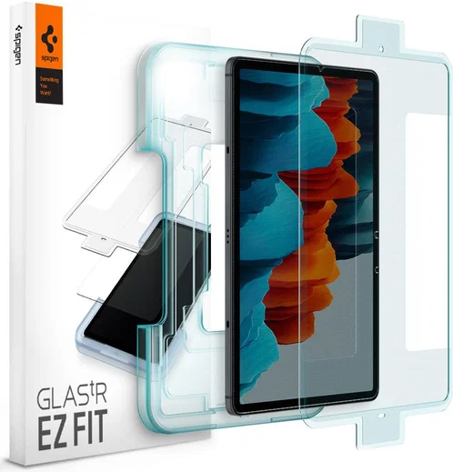Spigen EZ Fit Glas.tR Samsung Galaxy Tab S7 Screen Protector afbeelding 1