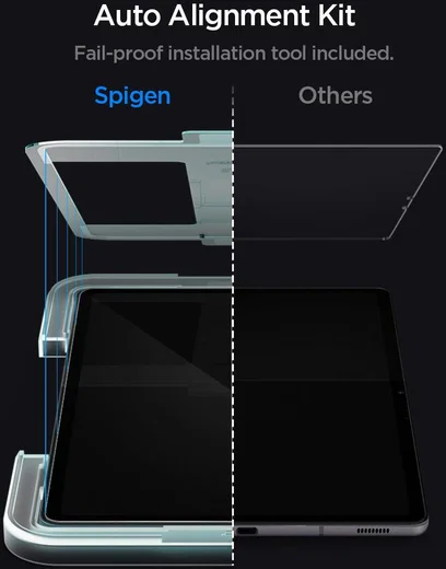 Spigen EZ Fit Glas.tR Samsung Galaxy Tab S7 Screen Protector afbeelding 4