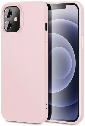 ESR Cloud Apple iPhone 12 Mini Hoesje Siliconen Back Cover Roze afbeelding 1