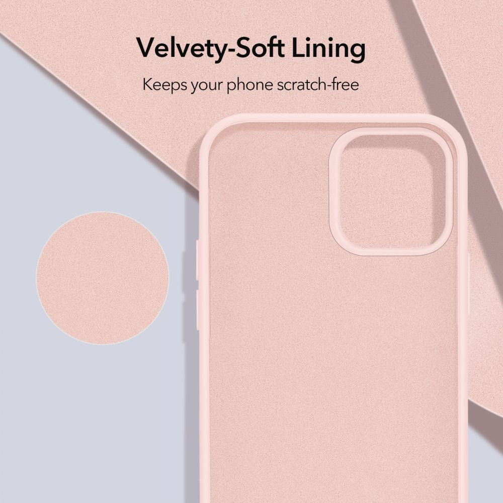 ESR Cloud Apple iPhone 12 Mini Hoesje Siliconen Back Cover Roze afbeelding 8