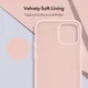 ESR Cloud Apple iPhone 12 Mini Hoesje Siliconen Back Cover Roze afbeelding 8