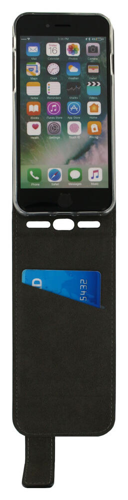 Mobilize Classic Gelly Flip iPhone SE (2020/2022)/8/7/6 Hoesje Zwart afbeelding 2