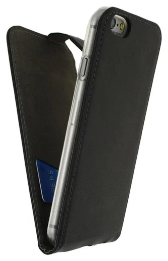 Mobilize Classic Gelly Flip iPhone SE (2020/2022)/8/7/6 Hoesje Zwart afbeelding 1