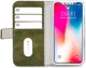 Mobilize Elite Gelly Wallet Apple iPhone XS / X Hoesje Book Case Groen afbeelding 1