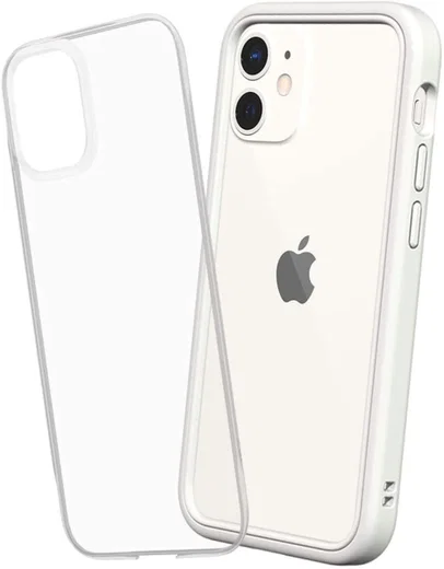 RhinoShield Mod NX Apple iPhone 12 Mini Hoesje Bumper Wit afbeelding 1