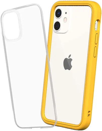 RhinoShield Mod NX Apple iPhone 12 Mini Hoesje Bumper Geel afbeelding 1