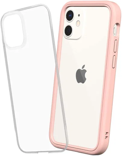 RhinoShield Mod NX Apple iPhone 12 Mini Hoesje Bumper Roze afbeelding 1