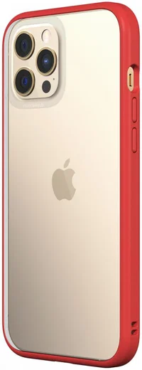 RhinoShield Mod NX Apple iPhone 12 Pro Max Hoesje Transparant/Rood afbeelding 4