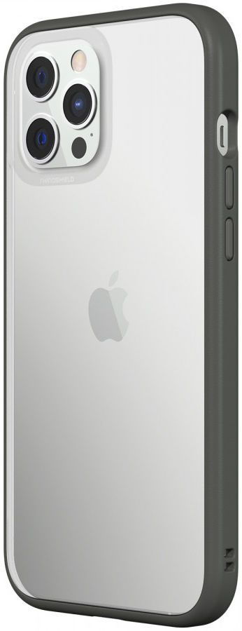RhinoShield Mod NX Apple iPhone 12 Pro Max Hoesje Transparant/Grey afbeelding 2