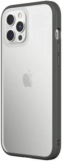RhinoShield Mod NX Apple iPhone 12 Pro Max Hoesje Transparant/Grey afbeelding 2