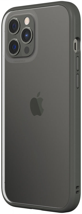 RhinoShield Mod NX Apple iPhone 12 Pro Max Hoesje Transparant/Grey afbeelding 5