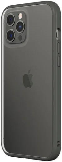 RhinoShield Mod NX Apple iPhone 12 Pro Max Hoesje Transparant/Grey afbeelding 5
