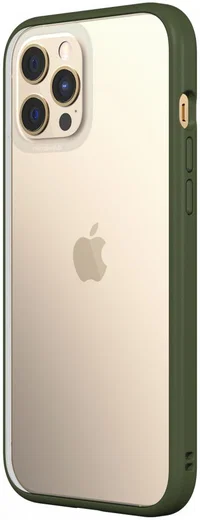 RhinoShield Mod NX Apple iPhone 12 Pro Max Hoesje Transparant/Groen afbeelding 4