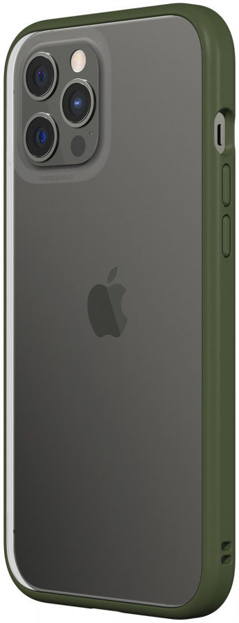 RhinoShield Mod NX Apple iPhone 12 Pro Max Hoesje Transparant/Groen afbeelding 5