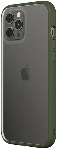 RhinoShield Mod NX Apple iPhone 12 Pro Max Hoesje Transparant/Groen afbeelding 5