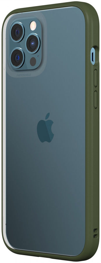 RhinoShield Mod NX Apple iPhone 12 Pro Max Hoesje Transparant/Groen afbeelding 6