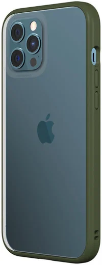 RhinoShield Mod NX Apple iPhone 12 Pro Max Hoesje Transparant/Groen afbeelding 6