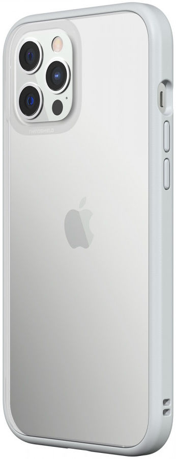 RhinoShield Mod NX Apple iPhone 12 Pro Max Hoesje Transparant/Grijs afbeelding 2