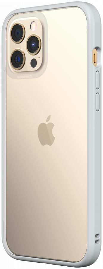 RhinoShield Mod NX Apple iPhone 12 Pro Max Hoesje Transparant/Grijs afbeelding 4