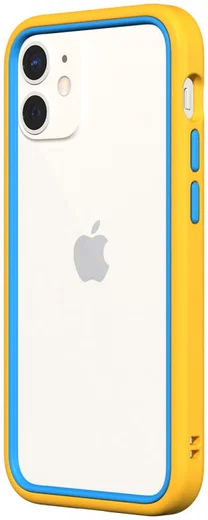 RhinoShield CrashGuard NX Apple iPhone 12 Mini Hoesje Geel/Blauw afbeelding 1