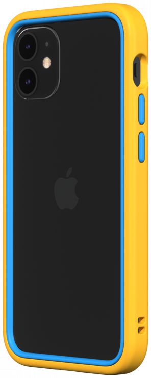 RhinoShield CrashGuard NX Apple iPhone 12 Mini Hoesje Geel/Blauw afbeelding 5