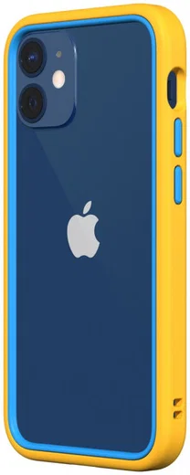RhinoShield CrashGuard NX Apple iPhone 12 Mini Hoesje Geel/Blauw afbeelding 6
