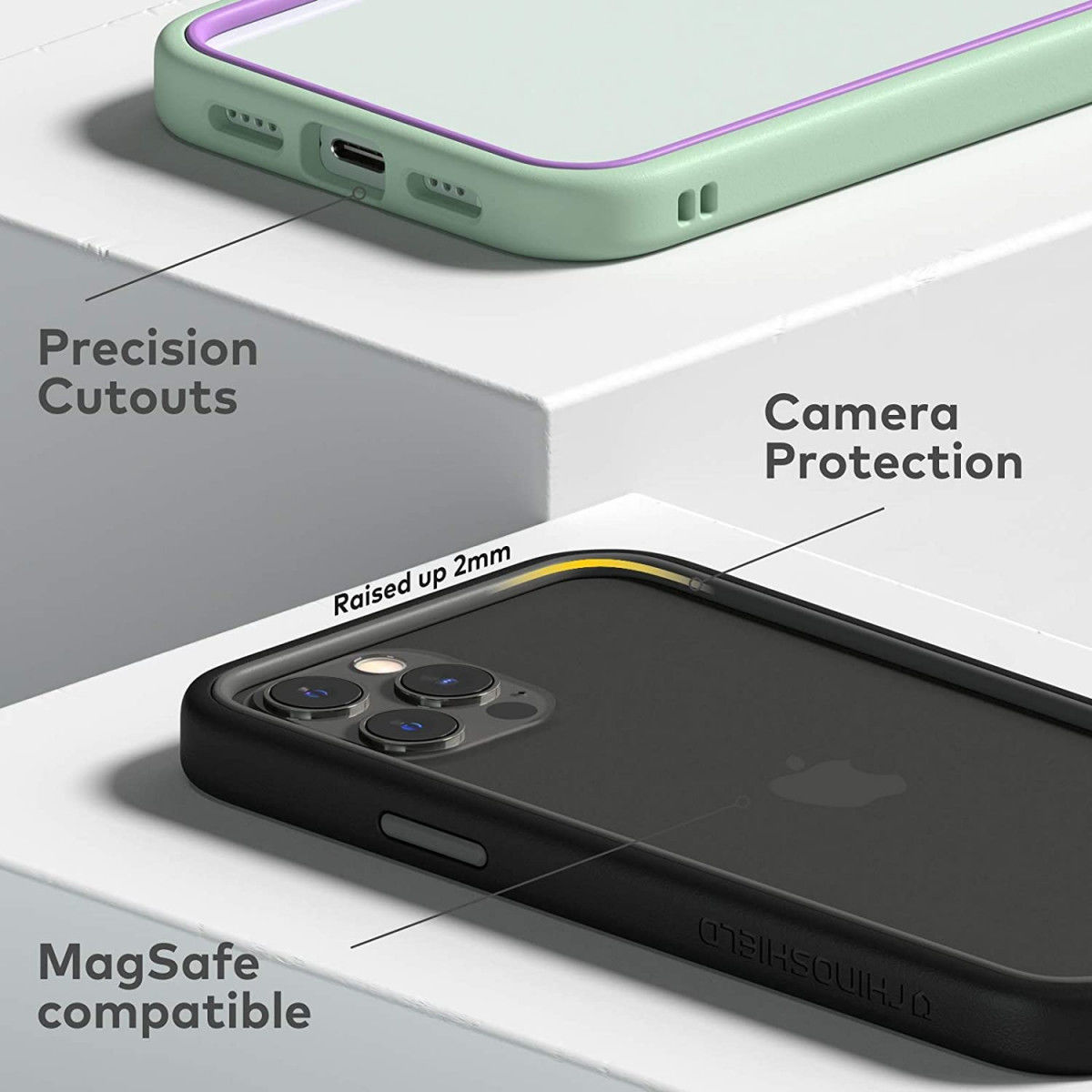 RhinoShield CrashGuard NX Apple iPhone 12 Pro Max Hoesje Bumper Groen afbeelding 7