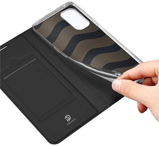 Dux Ducis Skin Pro Series Oppo Reno 4 5G Hoesje Wallet Zwart afbeelding 4