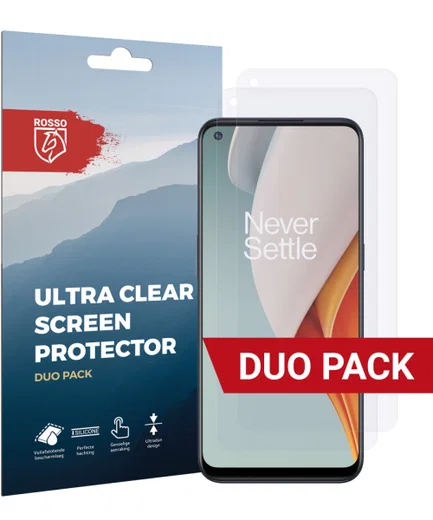 Rosso OnePlus Nord N100 Ultra Clear Screen Protector Duo Pack afbeelding 1