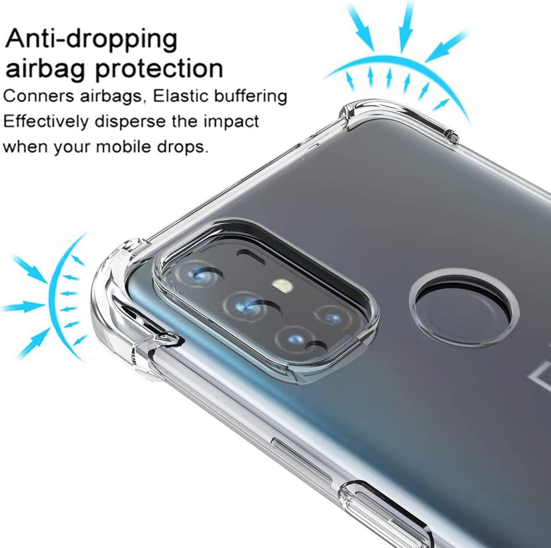 OnePlus Nord N10 Hoesje TPU Schokbestendig Transparant afbeelding 15
