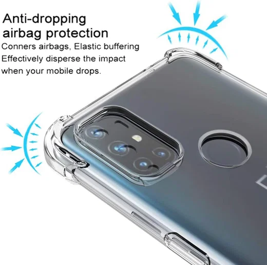 OnePlus Nord N10 Hoesje TPU Schokbestendig Transparant afbeelding 15