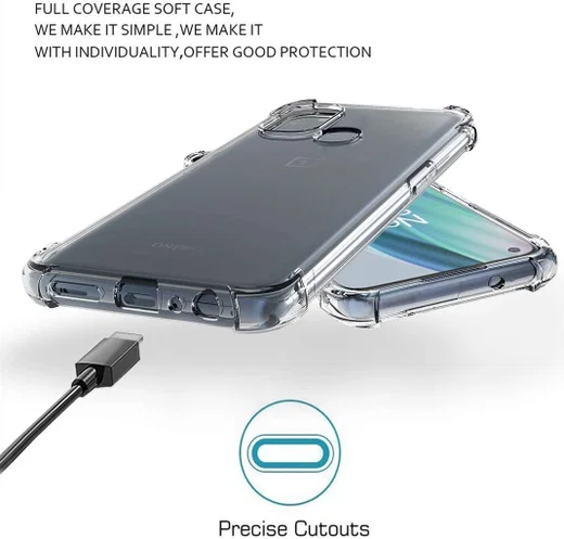 OnePlus Nord N10 Hoesje TPU Schokbestendig Transparant afbeelding 16