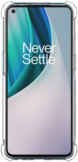 OnePlus Nord N10 Hoesje TPU Schokbestendig Transparant afbeelding 4