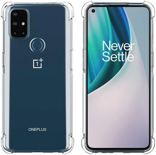 OnePlus Nord N10 Hoesje TPU Schokbestendig Transparant afbeelding 7
