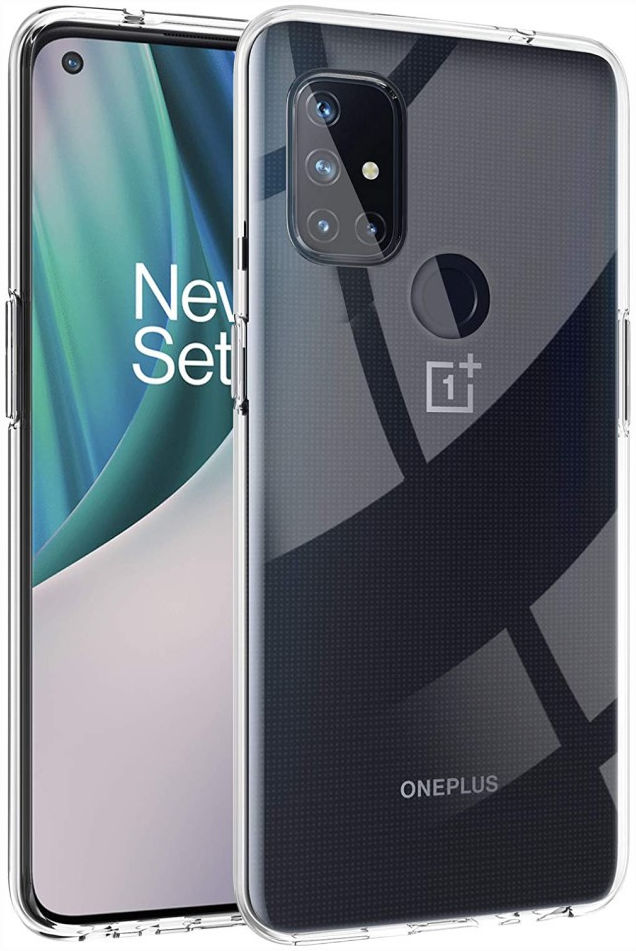 OnePlus Nord N10 5G Back Cover Dun TPU Transparant afbeelding 1