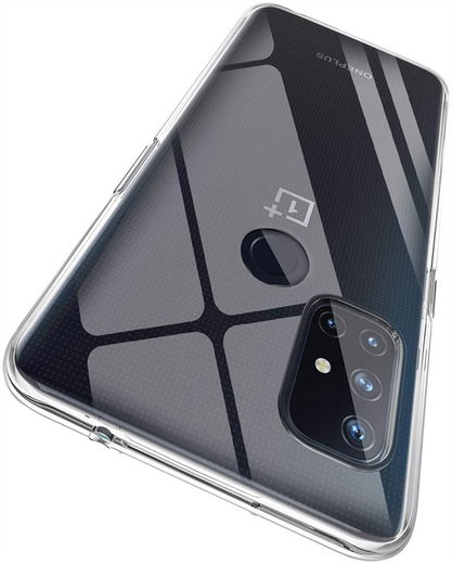 OnePlus Nord N10 5G Back Cover Dun TPU Transparant afbeelding 2
