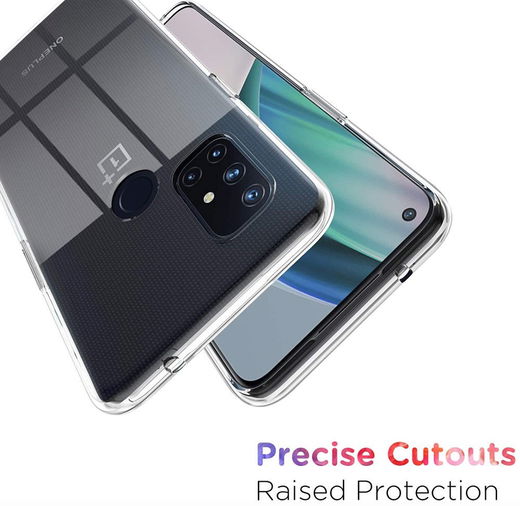 OnePlus Nord N10 5G Back Cover Dun TPU Transparant afbeelding 6
