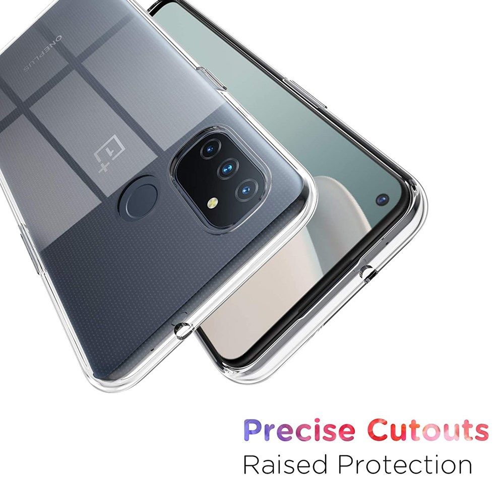 OnePlus Nord N100 Back Cover Dun TPU Transparant afbeelding 2