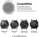 Ringke Rubber One - Universeel Smartwatch 22MM Bandje - Flexibel TPU - Zwart afbeelding 9