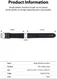 Ringke Rubber One - Universeel Smartwatch 22MM Bandje - Flexibel TPU - Zwart afbeelding 10