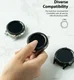 Ringke Rubber One - Universeel Smartwatch 22MM Bandje - Flexibel TPU - Zwart afbeelding 5