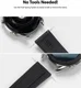 Ringke Rubber One - Universeel Smartwatch 22MM Bandje - Flexibel TPU - Zwart afbeelding 7