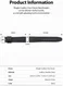 Ringke Leather One Universeel Smartwatch Bandje Leer 22MM Zwart afbeelding 11