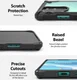 Ringke Fusion X OnePlus 8T Hoesje Back Cover Zwart afbeelding 4