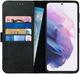 Rosso Deluxe Samsung Galaxy S21 Plus Hoesje Wallet Case Leer Zwart afbeelding 1